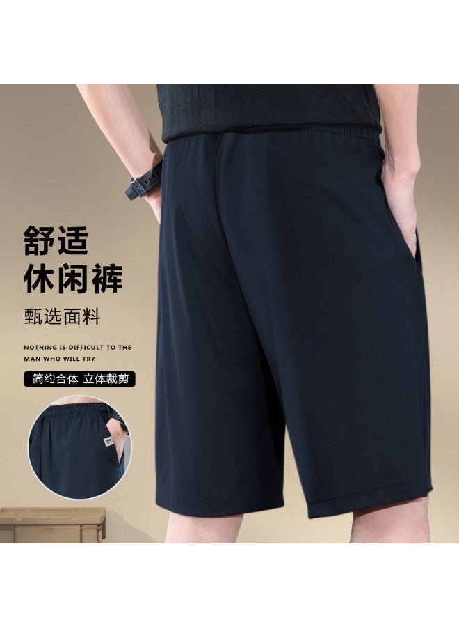FOLUNSI Men's Summer Fashion Casual Pants - Breathable, Lightweight, Versatile, Comfortable, Simple Sporty Capri Trousers - Image 2