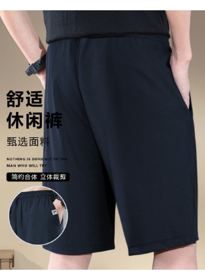 FOLUNSI Men's Summer Fashion Casual Pants - Breathable, Lightweight, Versatile, Comfortable, Simple Sporty Capri Trousers - Image 1
