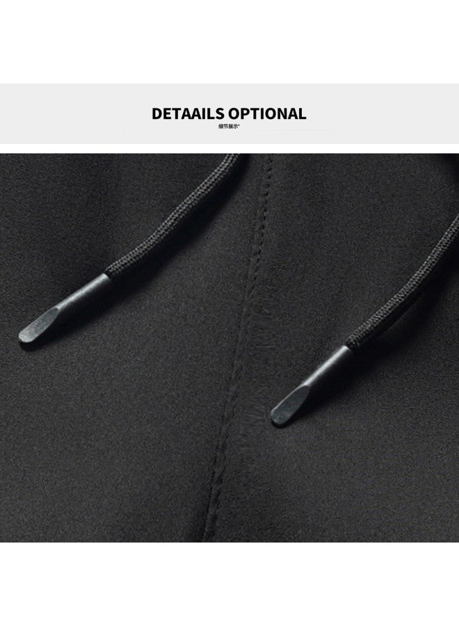 FOLUNSI Men's Summer Fashion Casual Pants - Breathable, Lightweight, Versatile, Comfortable, Simple Sporty Capri Trousers - Image 4