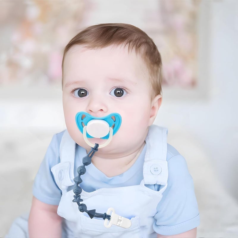 PandaEar 8 Pack Baby Toy Straps  Silicone Pacifier Clips Dinosaur Silicone Pacifier Teether Harness Straps and Pacifier Holder Clips with One Piece Design for Baby Boys  Girls - Image 2