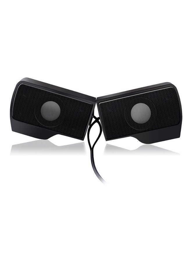 NIBEMINENT Mini Stereo Speaker Black  - Image 4