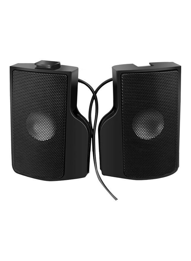 NIBEMINENT Mini Stereo Speaker Black  - Image 3