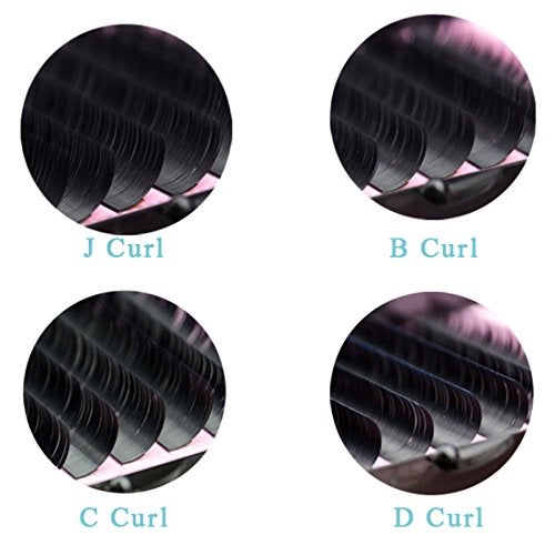 Qeelasee Eyelash Extensions Fake Mink Individual Lashes 0.05 C Curl 9mm Volume Eyelash Extension Salon Use… (C, 9mm) - Image 4