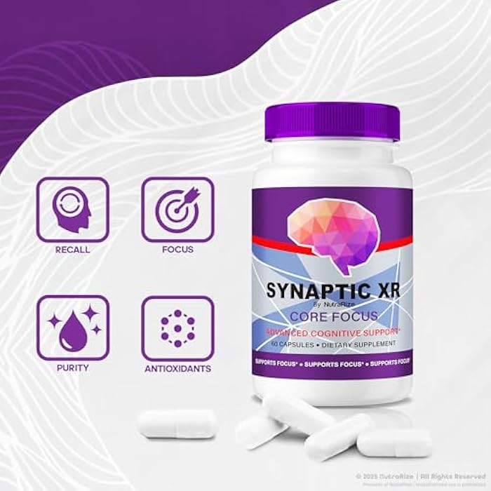 NutraRize Synaptic XR – Daily Support Capsules with a Balanced Blend for Focus, Sharpness, and Everyday Performance| Easy-to-Take Pills for Daily Wellness (60 Capsules) - Image 5