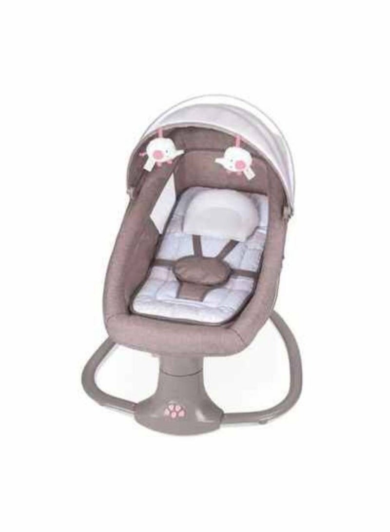 Baby and kids electric rocking chair with remote control 3 in 1 and adjustable backrest - Image 1