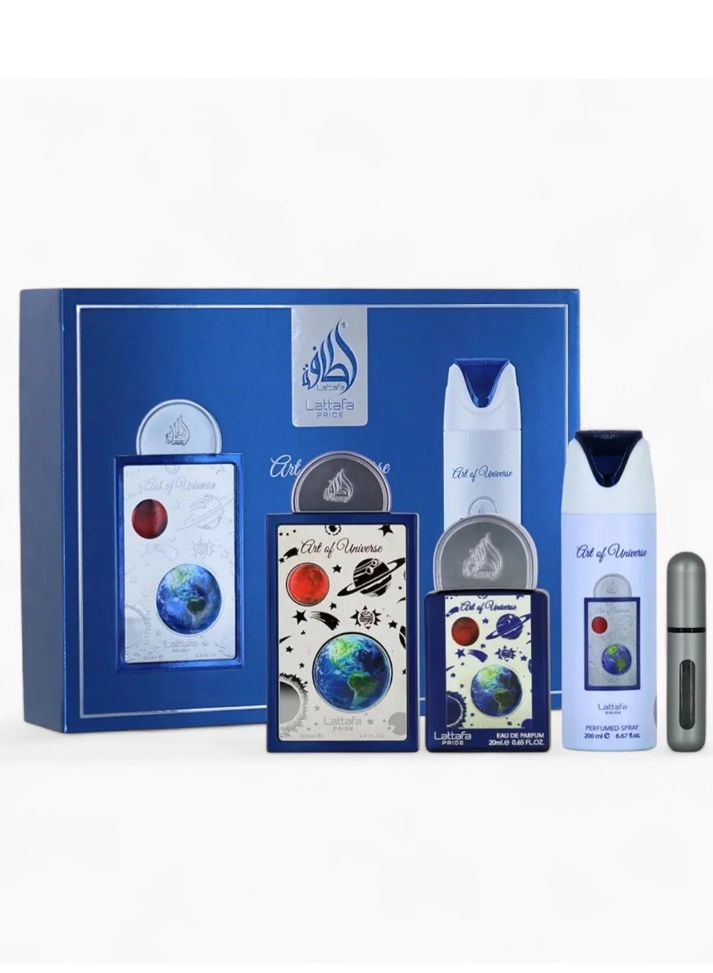 Lattafa Art of Universe Eau de Parfum Gift Set 3 Pieces - Image 1