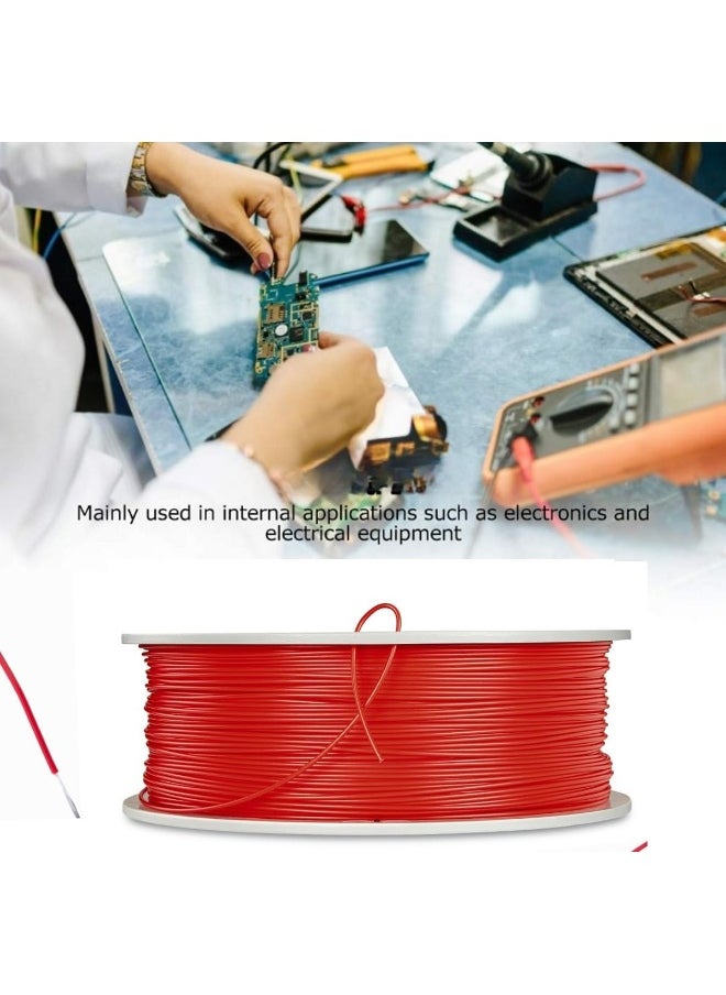 melfi Melfi Electrical Insulated Tinned Copper Wire - 1.3Mm Od, 100M Red, Premium Electrical Wiring Solution  - Image 5
