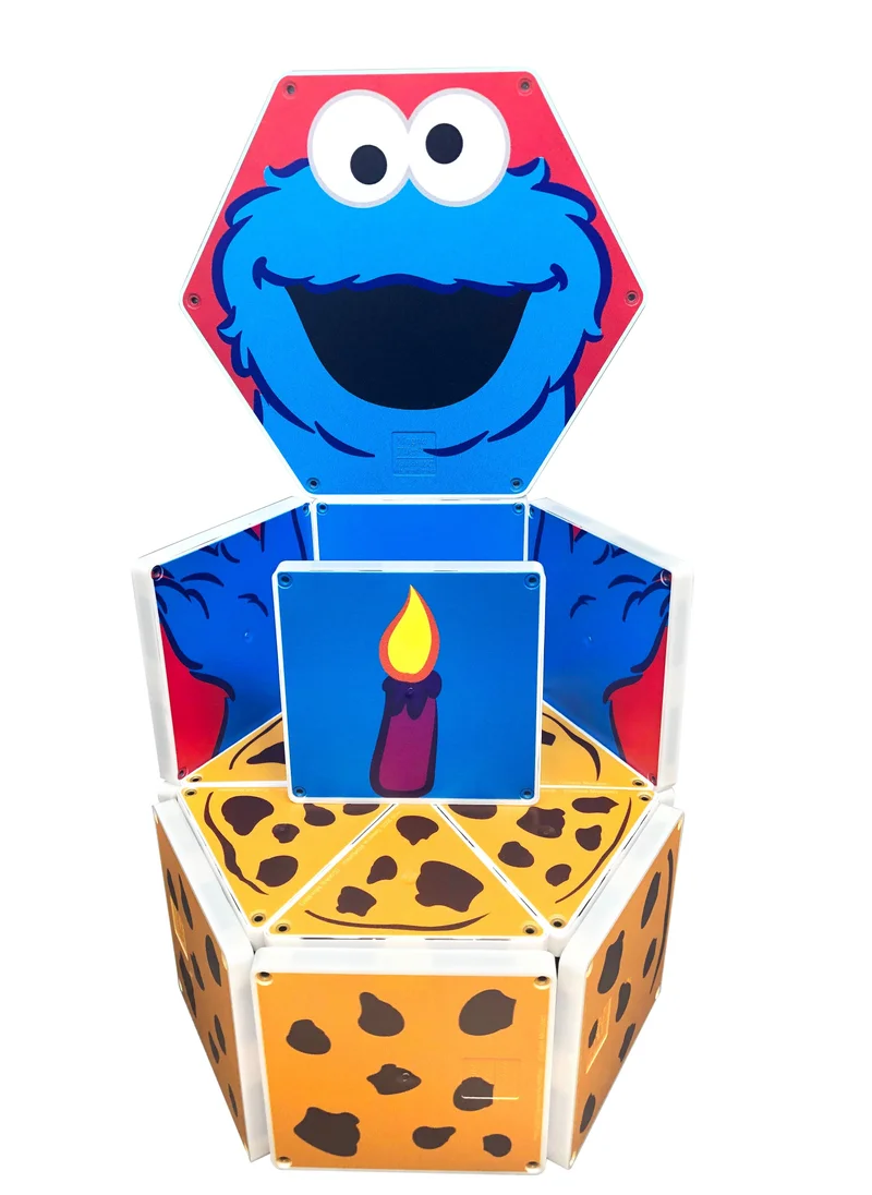 ماجنا-تايلز CreateOn Sesame Street | Cookie Monster's Shapes