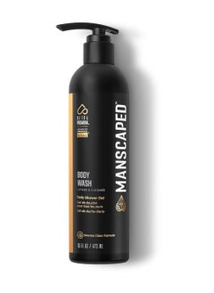 manscaped MANSCAPED® Men’s UltraPremium Refined® Body Wash, Luxurious Clean Formula Infused with Aloe Vera and Sea Salt, Refreshing and Nourishing Daily Shower Gel for Hydrating Skin, (16 oz)  - Image 1