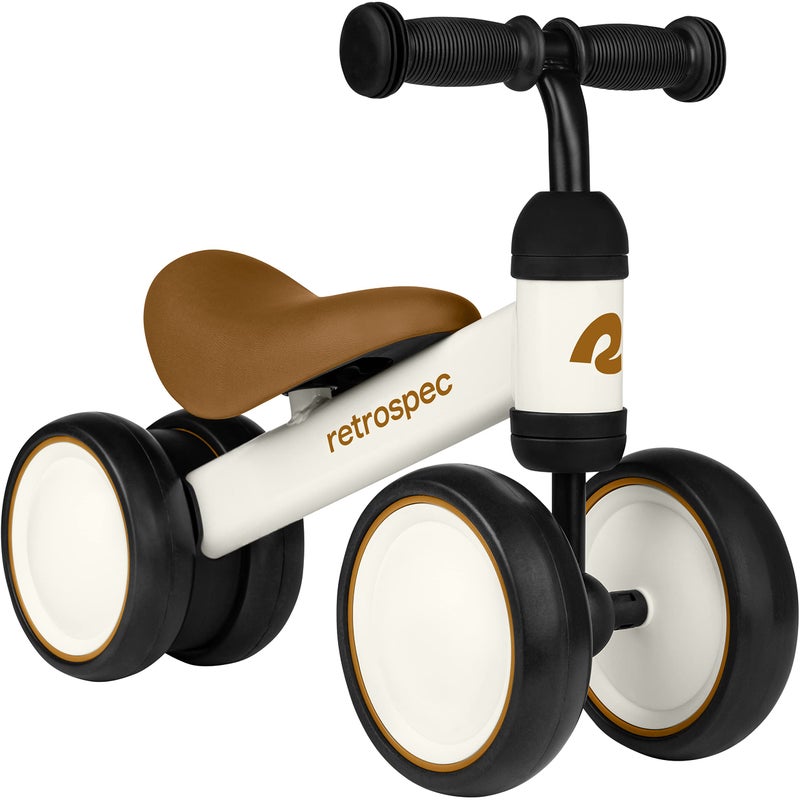 Retrospec Cricket Baby Walker Balance Bike with 4 Wheels for Ages 12-24 Months - Baby Toys & Toddler Toys for 1 Year Olds - Ride On Bicycle - Boys & Girls - Image 1