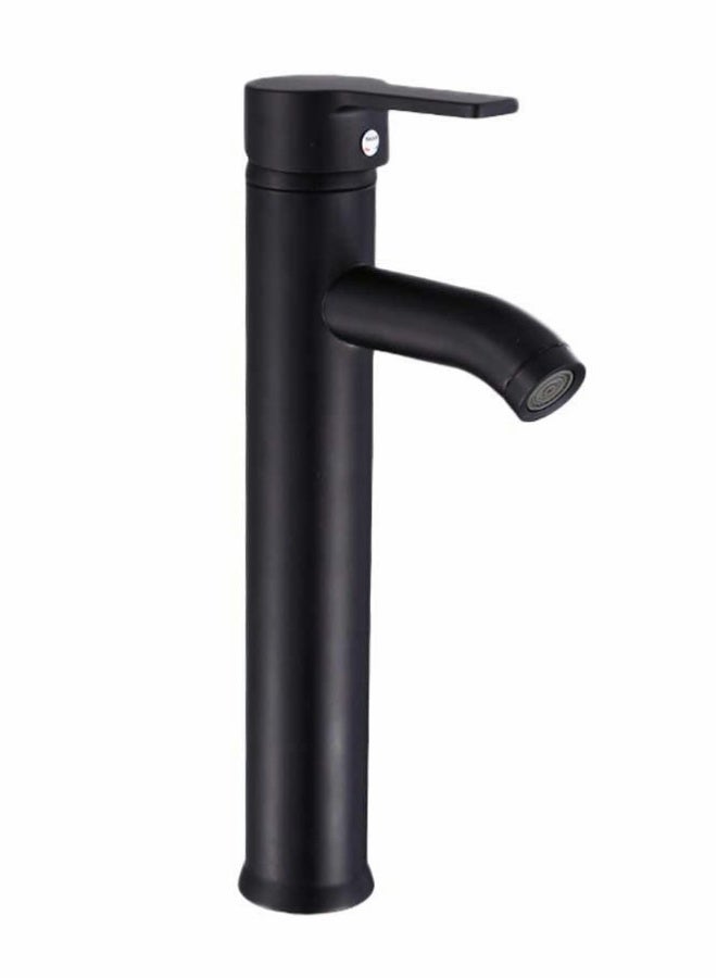 Stylish Black Stainless Steel Bathroom Faucet Basin Mixer Tap for Home and Kitchen Modern Design - Image 1