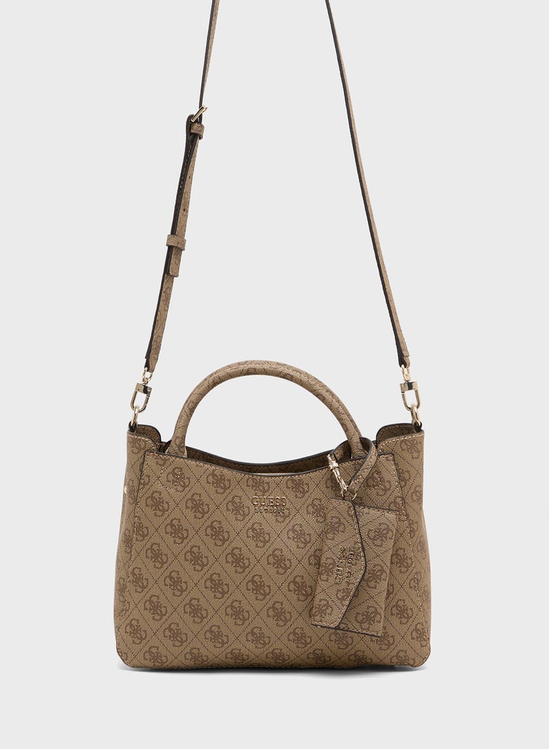 GUESS Brenton Small Girlfriend Satchel  - Image 1
