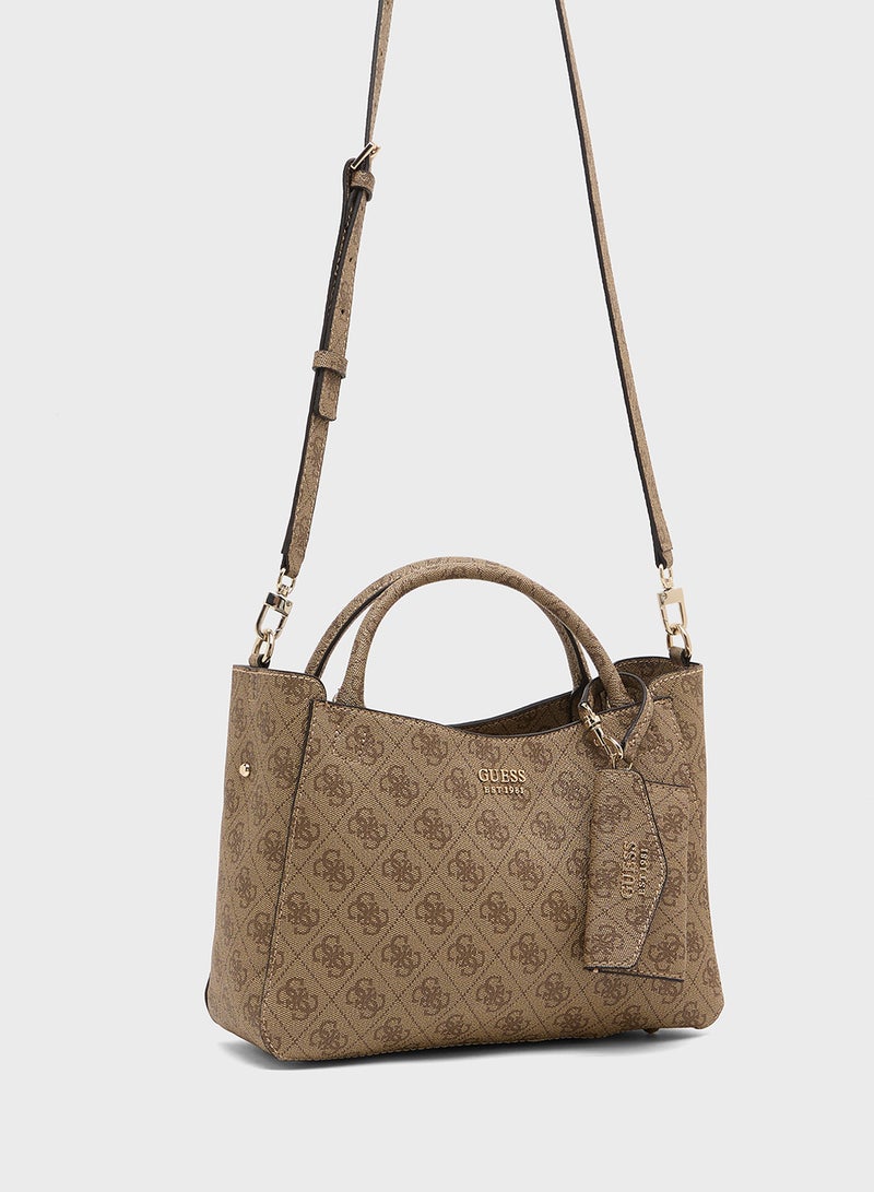 GUESS Brenton Small Girlfriend Satchel  - Image 3