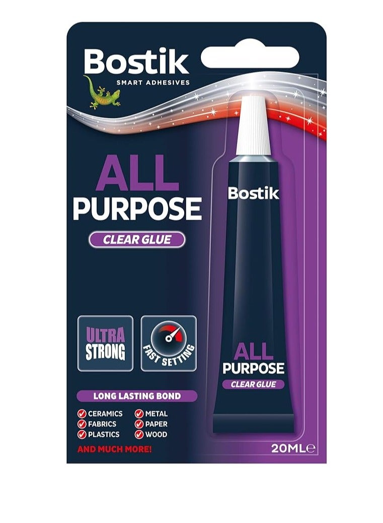 بوستيك محتوى الغراء الشفاف لجميع الأغراض بحجم 20 مل - Image 1