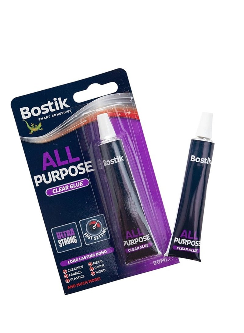 بوستيك محتوى الغراء الشفاف لجميع الأغراض بحجم 20 مل - Image 2