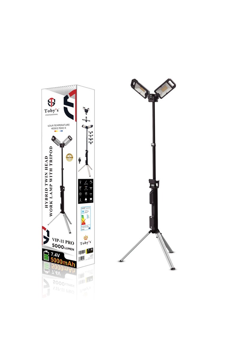 Toby's Toby’s VIP 11 Pro Rechargeable Camping Light with Torch – Outdoor & Picnic Use