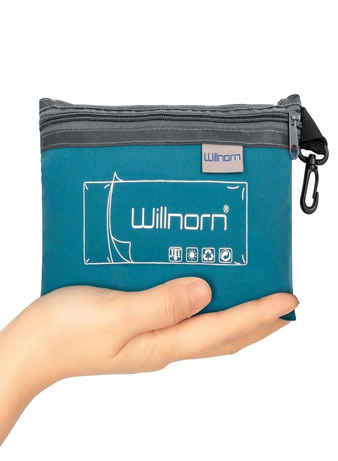 WILLNORN Sleeping Bag Liner, Ultralight Silky Satin Adult Sleep Sack & Self Tan Sleep Sack with Two-Way-Zipper, Single Camping Sheet & Travel Sheets for Hotel - Image 1