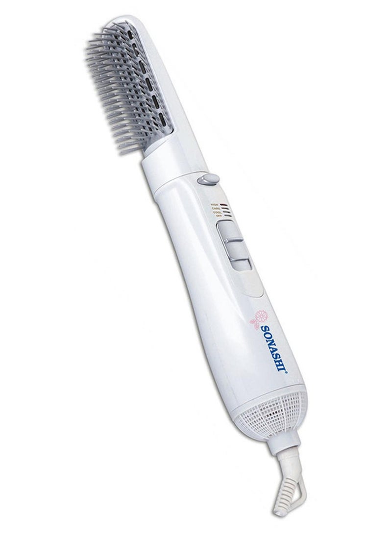 SONASHI Hair Styler With Detachable Thermal Brush With High Care Cool Off Setting  Featured With 360 Degree Swivel Cord And Overheat Protection  Advanced Heat Technology With Quick HeatUp Time  SHS-2056 White - Image 1