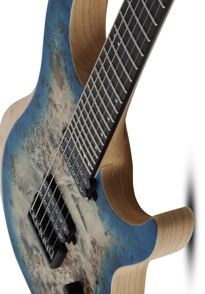 Schecter Reaper-6 Electric Guitar - Satin Sky Burst - Image 3