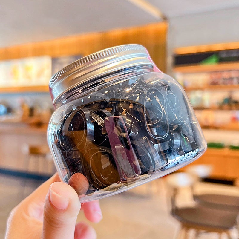 Loquat Comfortable Infant Hair Ties 1# black (about 300)