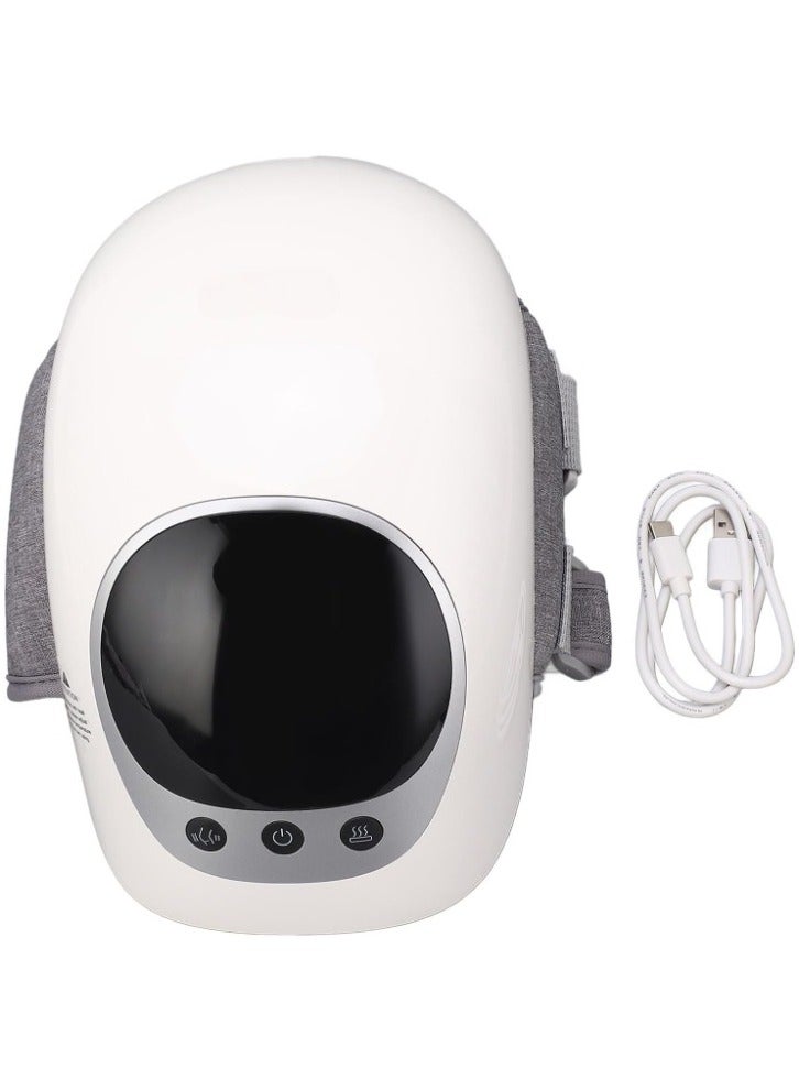 ريبنيو مدلك الركبة تخفيف آلام المفاصل 3 مستويات للحرارة مدلك الركبة بالضوء الأحمر مدلك الركبة اللاسلكي مع تدليك الحرارة والاهتزاز لتخفيف آلام المفاصل مع شاشة LCD(ابيض) - Image 1