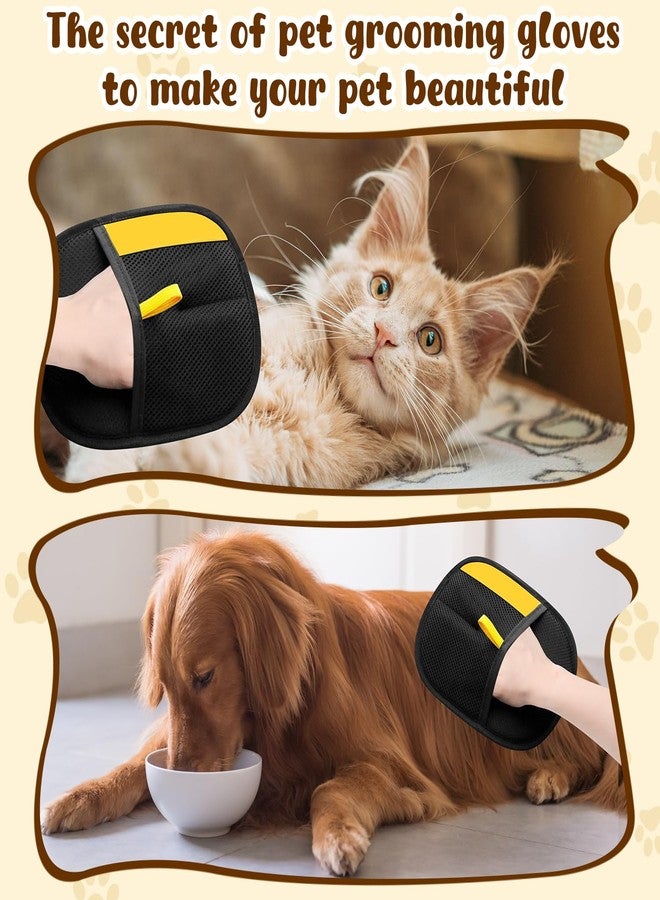 WANGXYZ 2PCS Pet Hair Remover Gloves, Electrostatic Pet Hair Removal Gloves for Cats & Dogs, Reusable Double Sided Pet Hair Remover,Versatile Grooming Gloves for Washing, Deshedding, Grooming - Image 4
