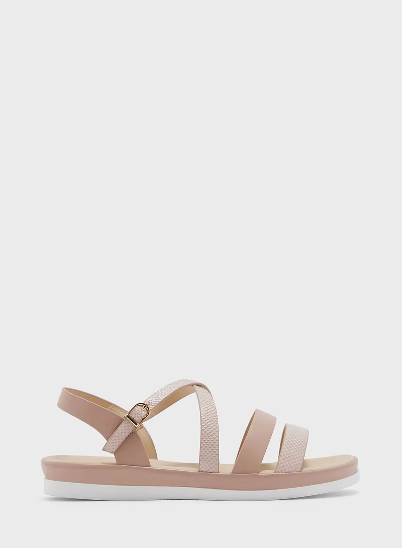 Vincci Multi Strap Wedge Sandals