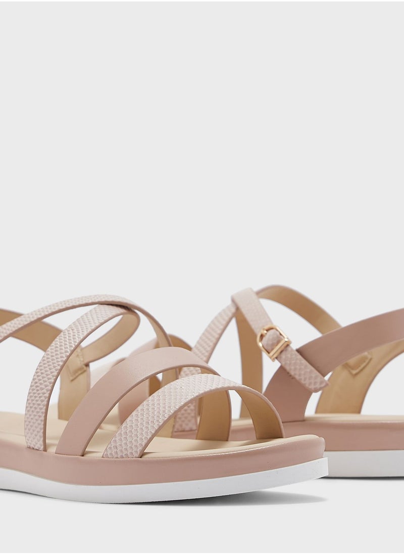 Vincci - Multi Strap Wedge Sandals - Image 1
