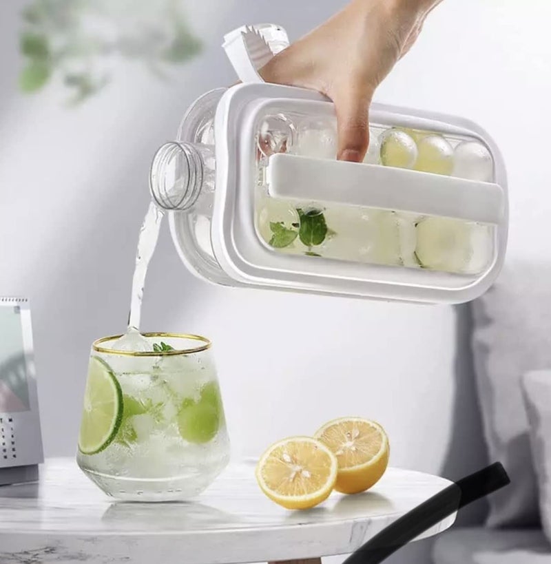 portable 2 in 1 diy leakproof bpa free pop ice cube trays molds ice ball maker bottle with lid (1) - Image 4