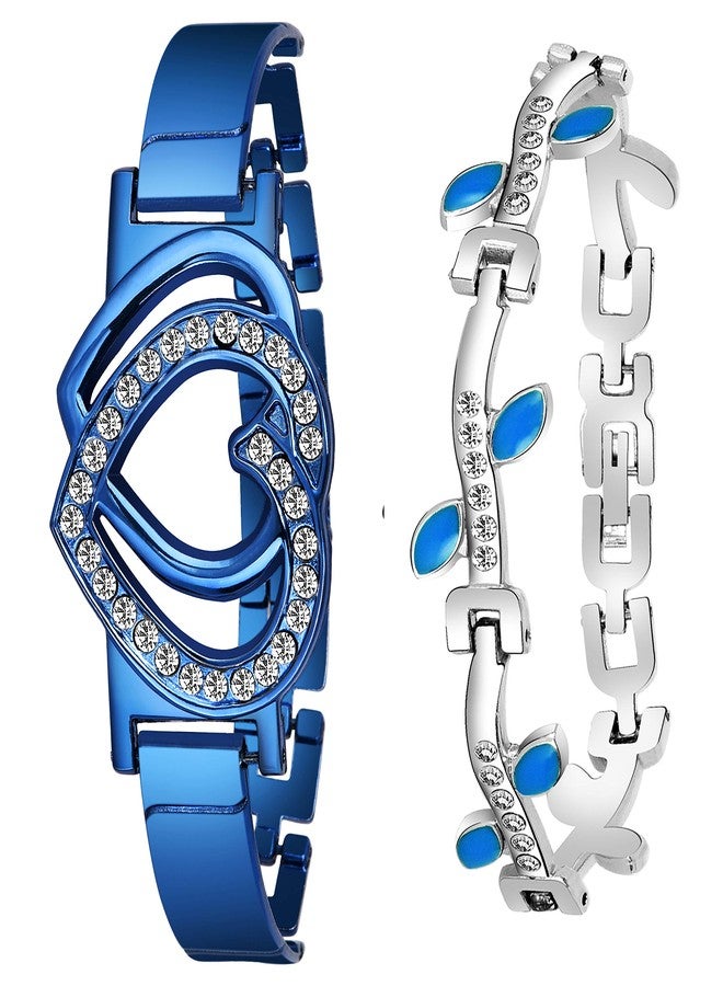 طقم أساور بتصميم ميكادو أزرق للنساء والفتيات