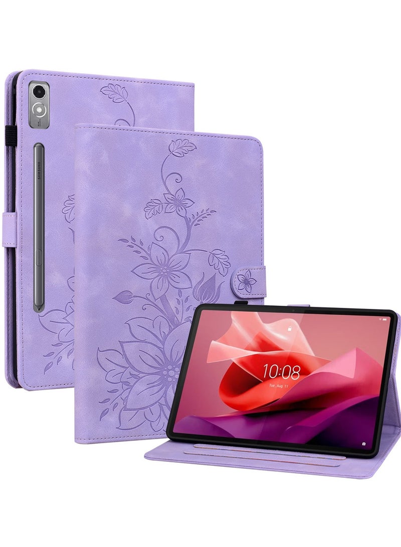 general Case for Lenovo Tab Tab K10C 10.1 Inches 2025 Model TB311XU, Multi-angle Display Protective Case with [Card Slot] [Magnetic Closure] - Image 1