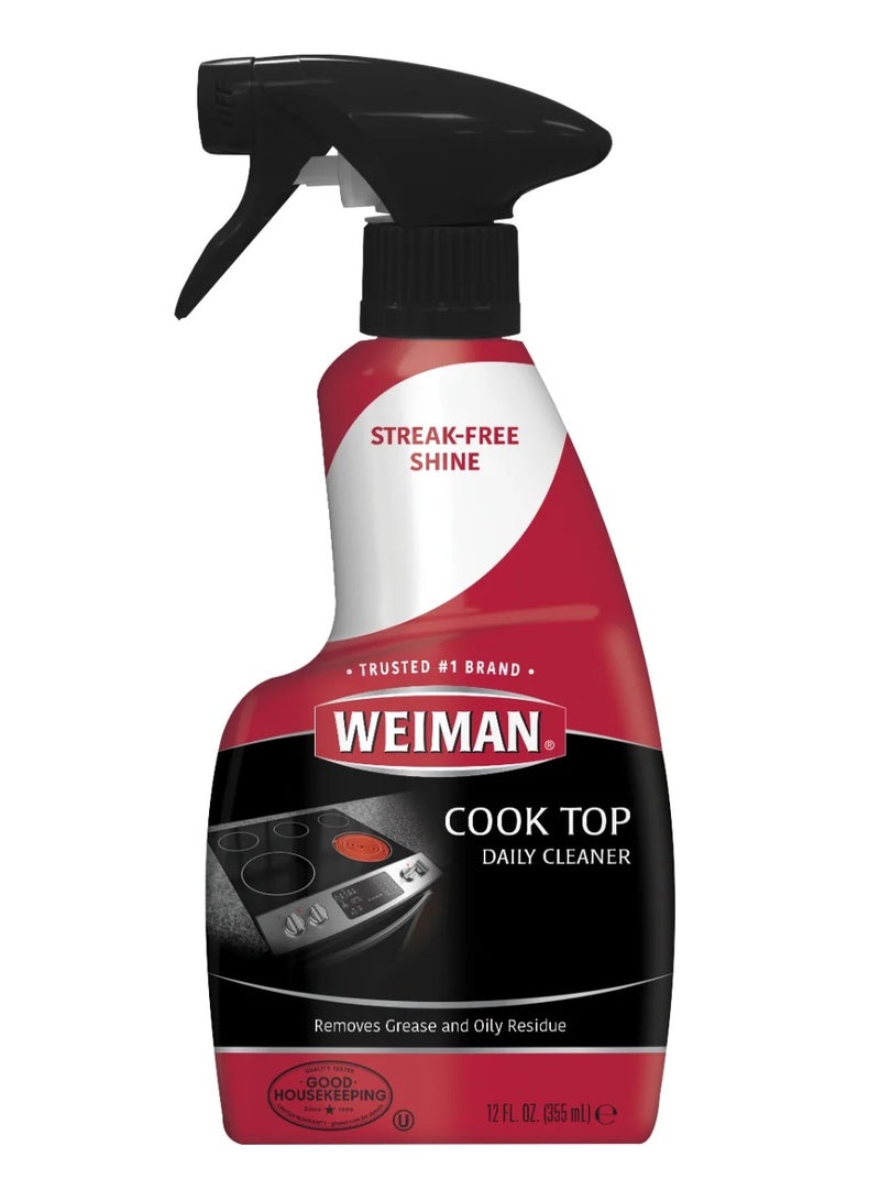 Weiman Weiman Cooktop Daily Cleaner 12oz Removes Grease and Oily Residue  - Image 1