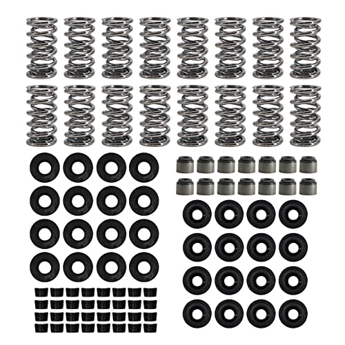 Dokili Valve Springs Kit .660" Lift w/Locks Retainers Seals Compatible with 4.8 5.3 6.0 LS1 LS2 LS3 - Image 1