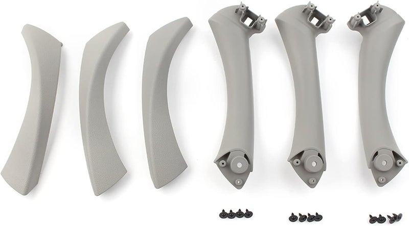 QASULER Gray Inner Door Handle Trim for BMW E90 E91 - Image 1