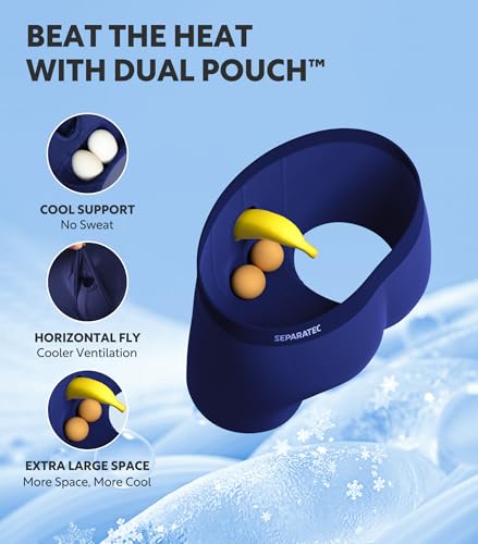 Separatec Mens Underwear with Pouch Moisture Wicking Rayon Made From Bamboo Underwear Men Breathable Boxer Briefs 3 or 6 Pack(L, Black) - Image 3