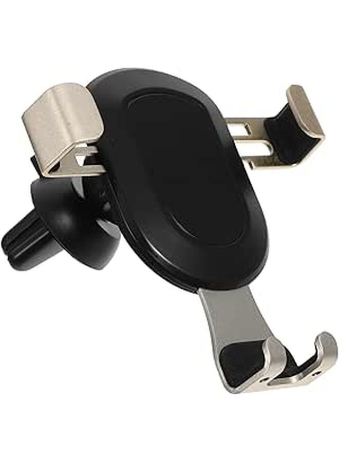 Light Gold Air Vent Phone Holder Adjustable Clip Car Mount For Smartphones - Image 1