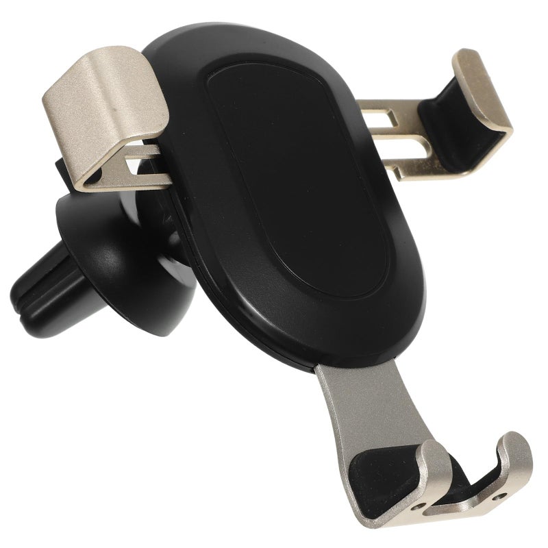 Light Gold Air Vent Phone Holder Adjustable Clip Car Mount For Smartphones - Image 2