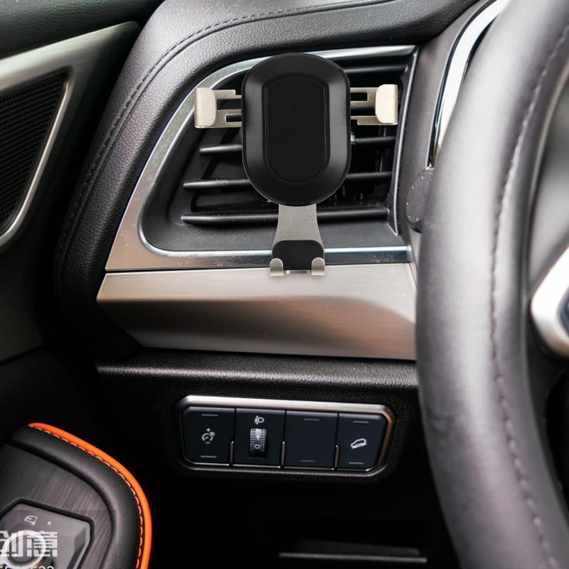 Light Gold Air Vent Phone Holder Adjustable Clip Car Mount For Smartphones - Image 5