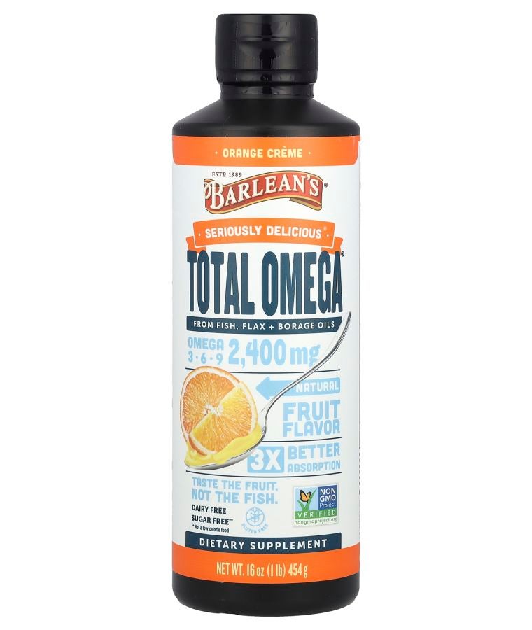 Total Omega® Omega 3-6-9 Orange Creme 2400 mg 16 oz (454 g)
