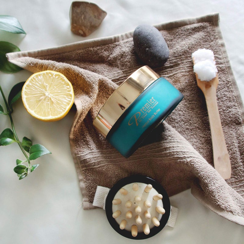 Premier Dead Sea Body Butter for Women & Men - Shea Butter Moisturizer for Dry Skin, Firming Body Cream with Dead Sea Minerals, Natural Hand Moisturizer, Anti-Aging (Herbal, 5.95 Fl Oz) - Image 4