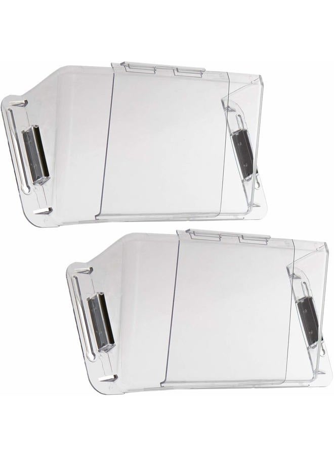 HOME INTUITION Adjustable Magnetic Heat and Air Deflector for Vents, Sidewall, and Ceiling Registers, 2 Pack - Image 1