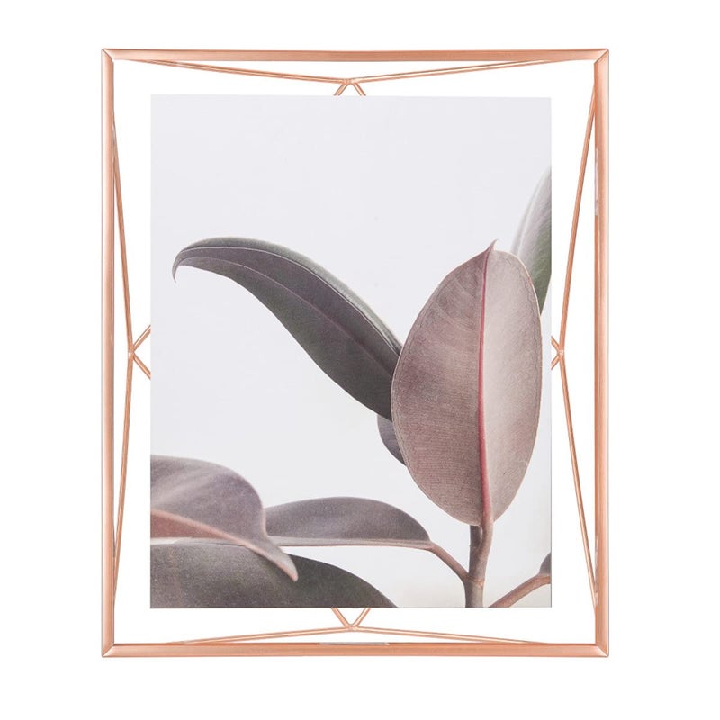 Umbra Prisma Picture Frame 8x10 Photo Display for Desk or Wall Copper