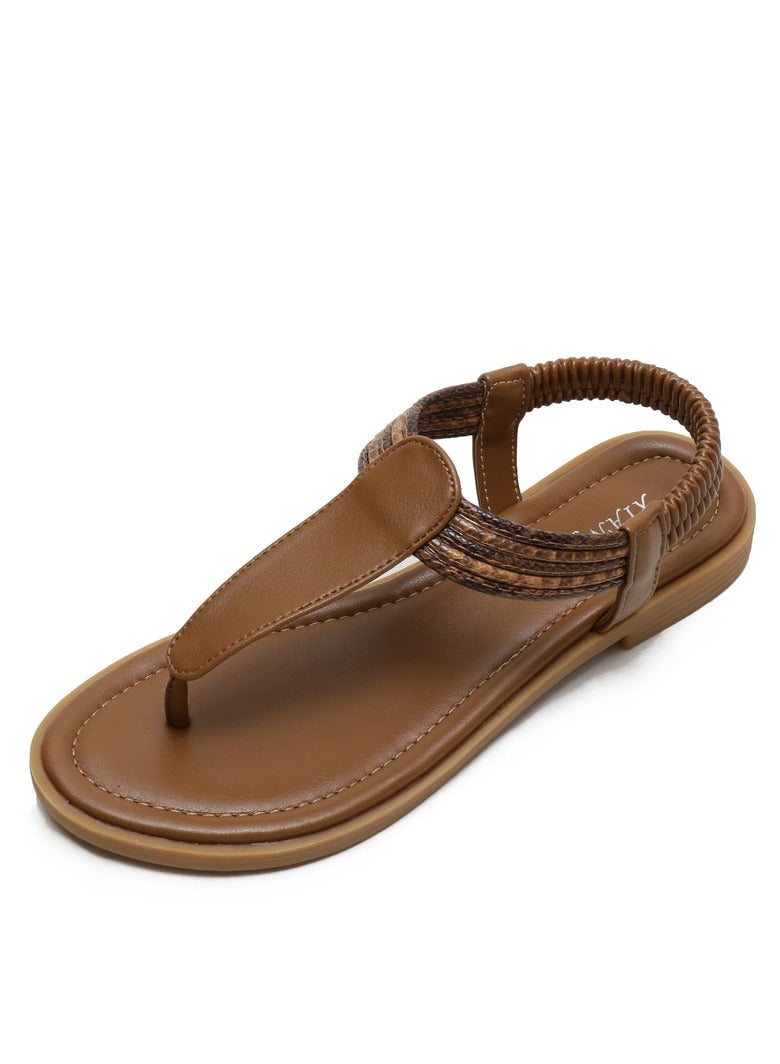 SIKETU 2025 New Arvin Sandals for Women, Simple Color  Retro Romanian Travel Sandals - Image 1