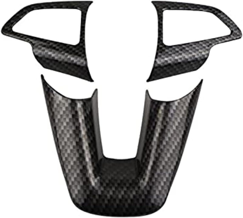 Wivplex Carbon Fiber Steering Wheel Trim Cover for Ford Focus MK3