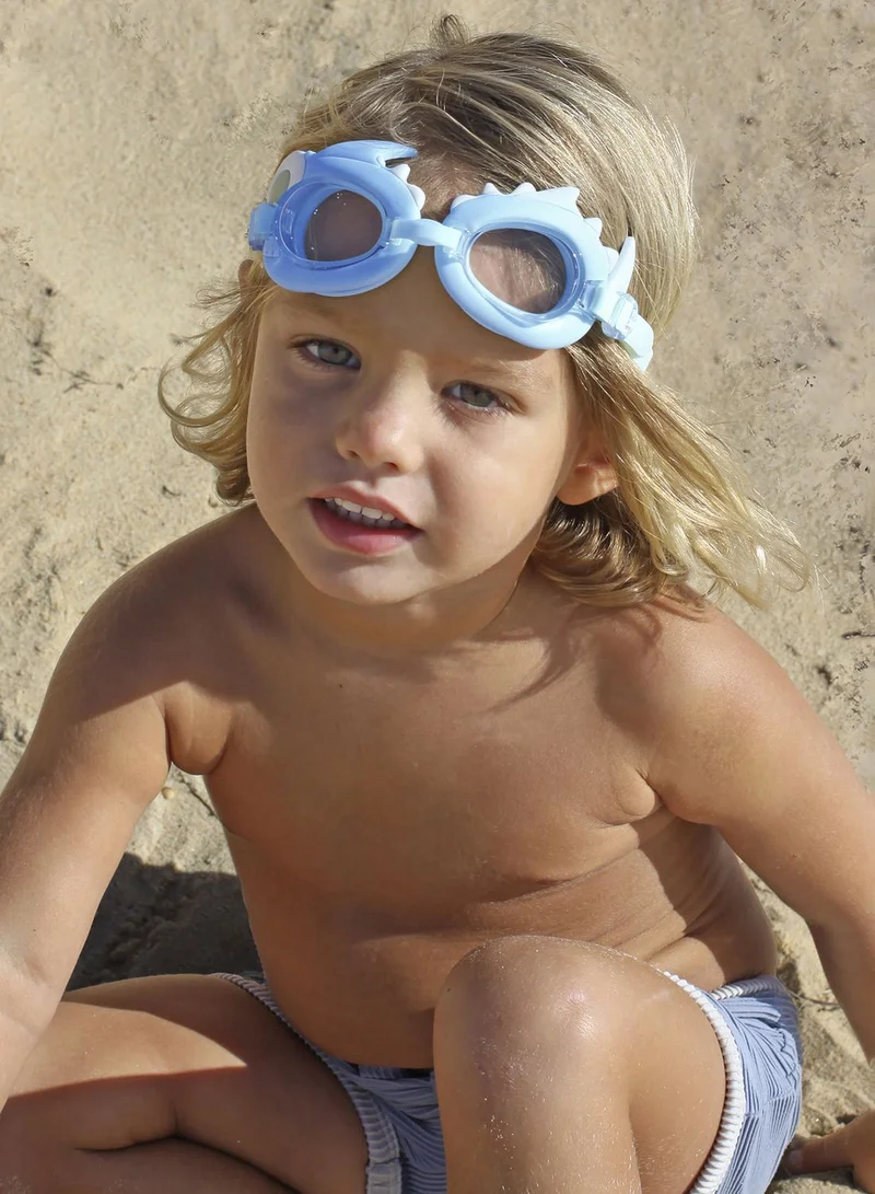 SUNNY LIFE Shark Tribe Khaki Mini Swim Goggles