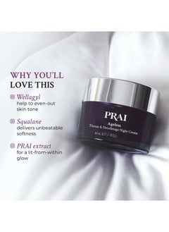 PRAI Beauty Ageless Throat & Decolletage Night Creme | Neck Firming Cream For Overnight Use | Cruelty & Paraben-Free Neck Tightening Cream With Retinol | Neck Cream For Tightening And Firming | 4.0 Oz  - Image 3