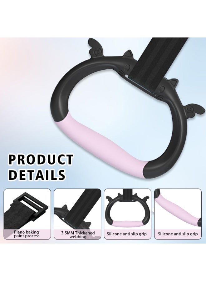 OSHIMA Gymnastic Rings for Kids, Professional Gymnastic Rings, Durable Home Gym Equipmen for Gymnastics Bodybuilding Pull-U.S, Children's Home Gym Equipment for Stretching and Height Increase - Image 3