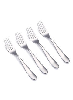 VANRA VANRA 4-Piece Children Forks Set Stainless Steel Kids Dinner Forks Child Silver Cutlery Set 5.7-inch (4 forks)  - Image 1