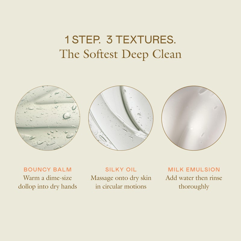 EADEM Dew Dream Hydrating Cleansing Balm & Makeup Remover with Moringa & Tiger Grass, Facial Cleanser & Skincare Moisturizer, Hydrating Skin Care Make Up Remover Balm, 3.4 oz - Image 5