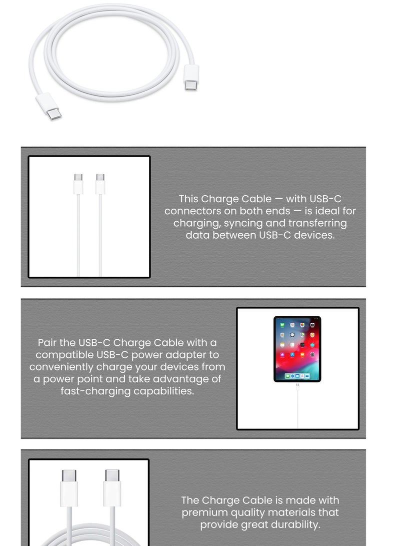 كابل شحن USB من النوع C بطول 1 متر - Image 4